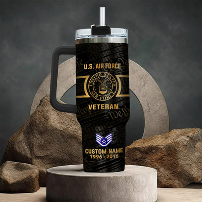 US Air Force – Tumbler 40oz - YOU'LL NEVER WALK ALONE