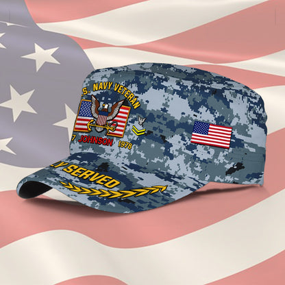US Navy – Military Cap - Camo Proudly Served
