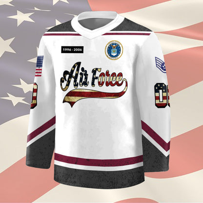 US Air Force – Hockey Jersey – Stars Number Jersey