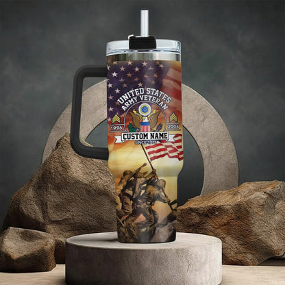 US Army – Tumbler 40oz - Liberty Flag Design
