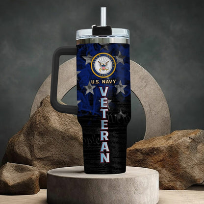 US Navy – Tumbler 40oz - I CRAWLED MY WAY OUT OF HELL