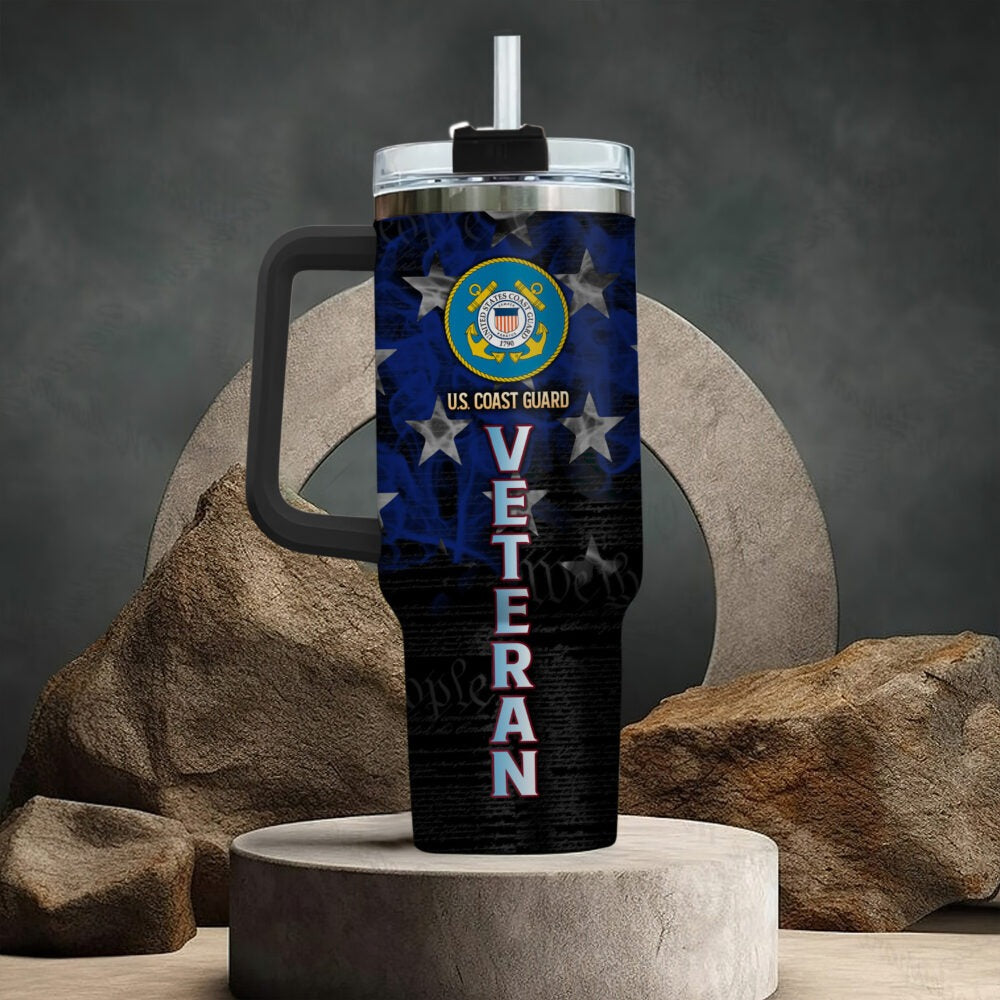US Coast Guard – Tumbler 40oz - I CRAWLED MY WAY OUT OF HELL