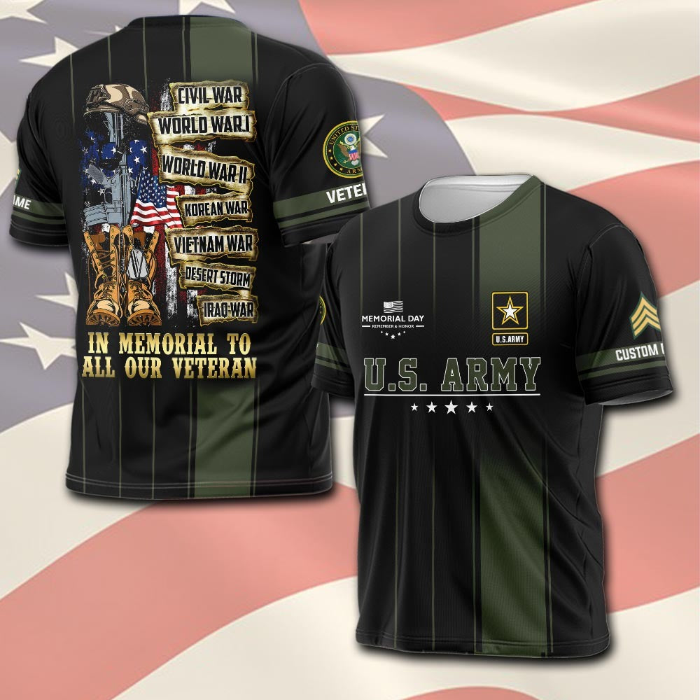 U.S Army – T-shirt –  Freedom Valor Tribute