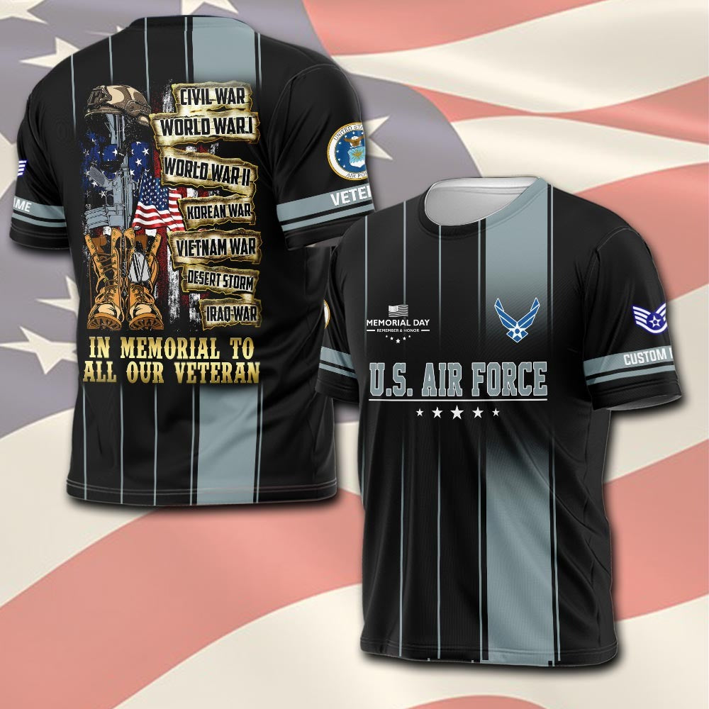 U.S Air Force – T-shirt – Freedom Valor Tribute