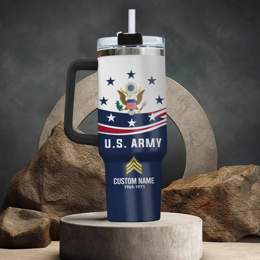US Army – Tumbler 40oz - Heritage Wave Emblem