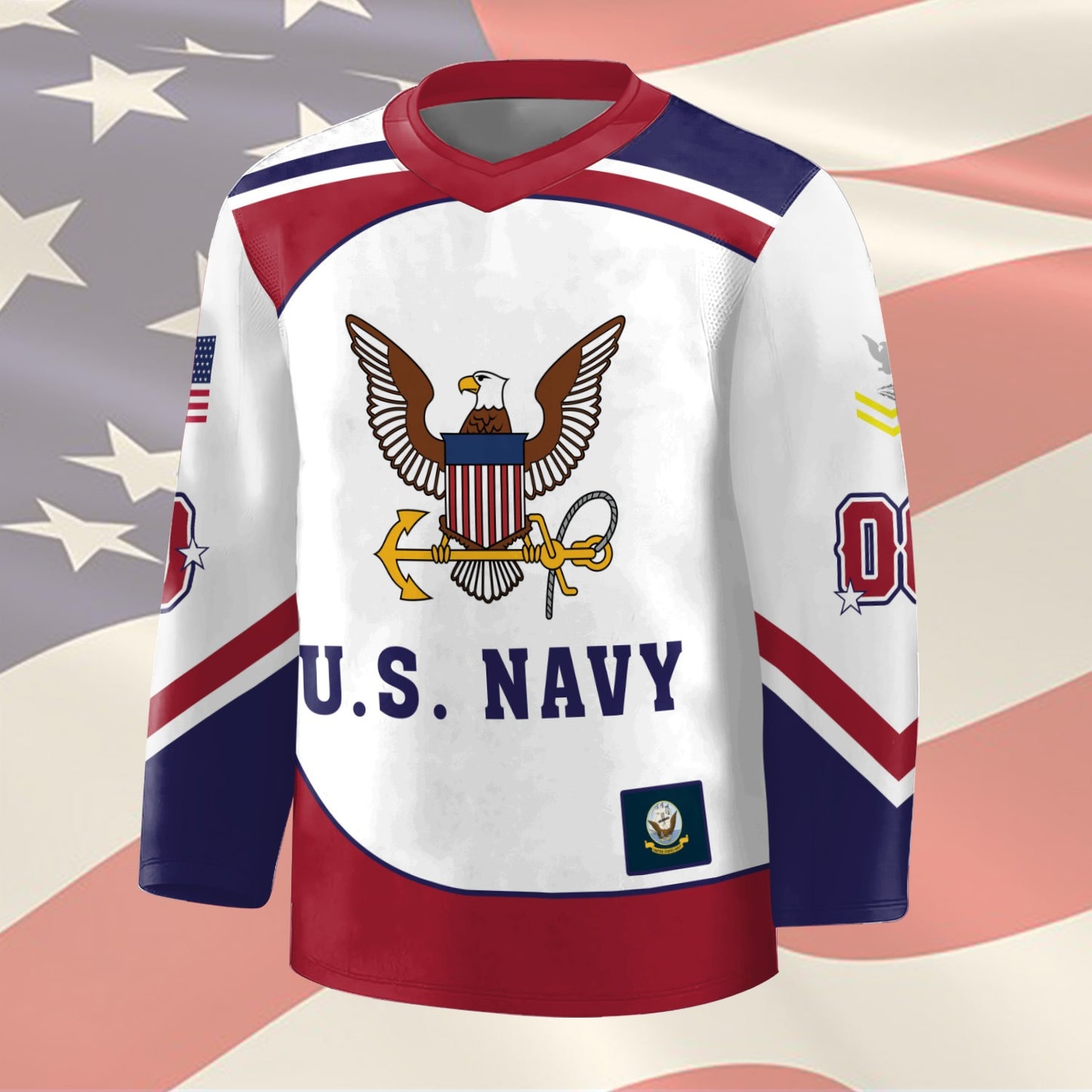 US Navy – Hockey Jersey – Patriot Freedom Jersey