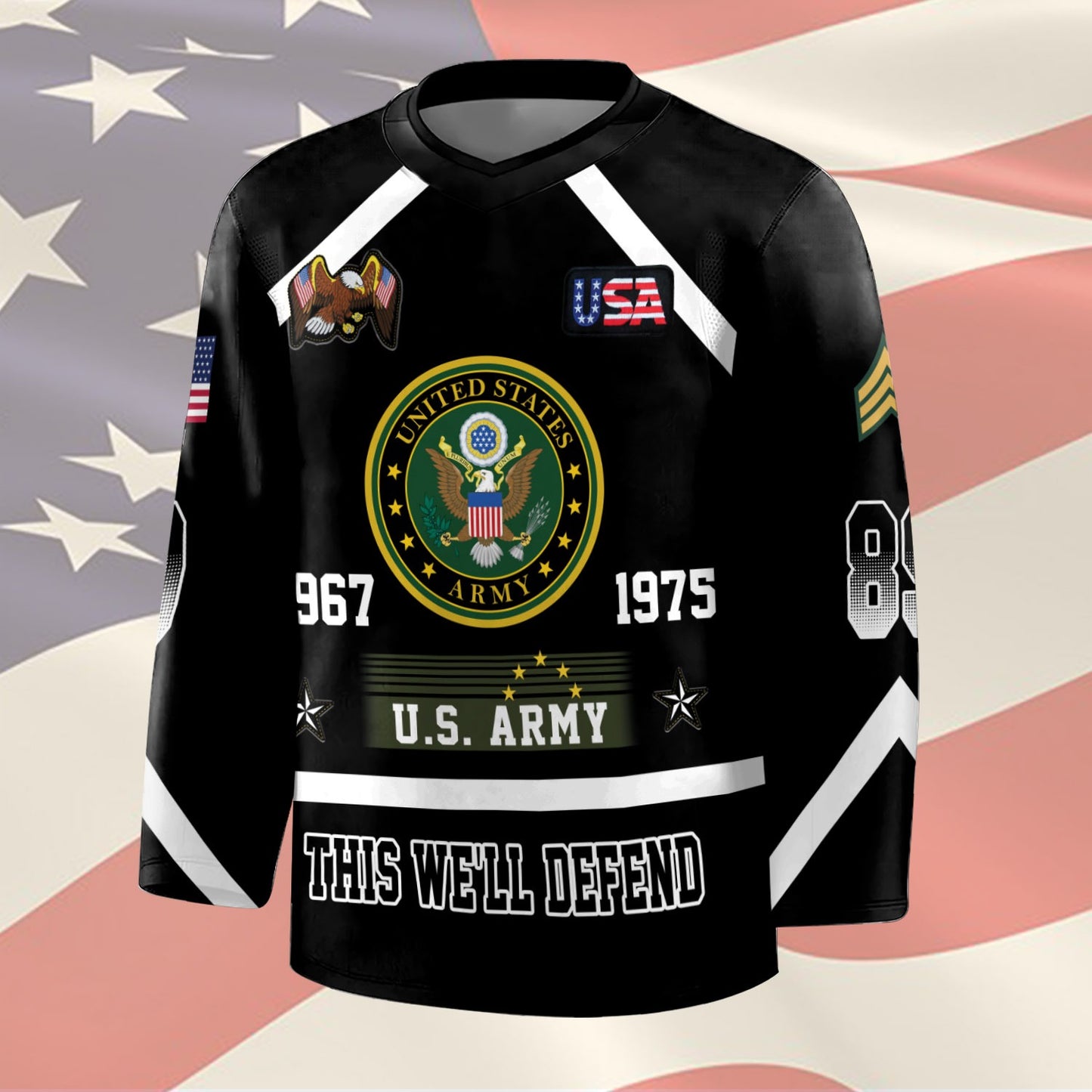 US Army – Hockey Jersey – Tactical Number Jersey