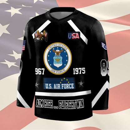 US Air Force – Hockey Jersey – Tactical Number Jersey