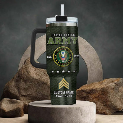 US Army – Tumbler 40oz - ONLY TWO DEFINING FORCES HAVE EVER OFFERED TO DIE FOR YOU