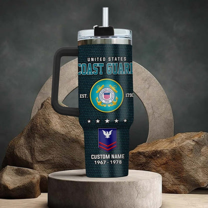 US Coast Guard – Tumbler 40oz -ONLY TWO DEFINING FORCES HAVE EVER OFFERED TO DIE FOR YOU