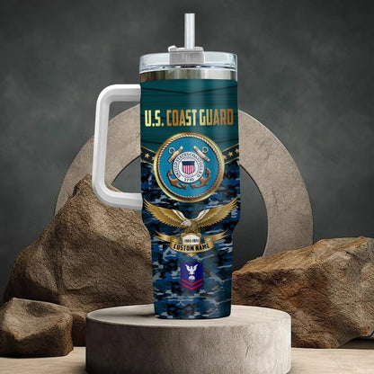 US Coast Guard - Tumbler 40oz - Military camouflage pattern