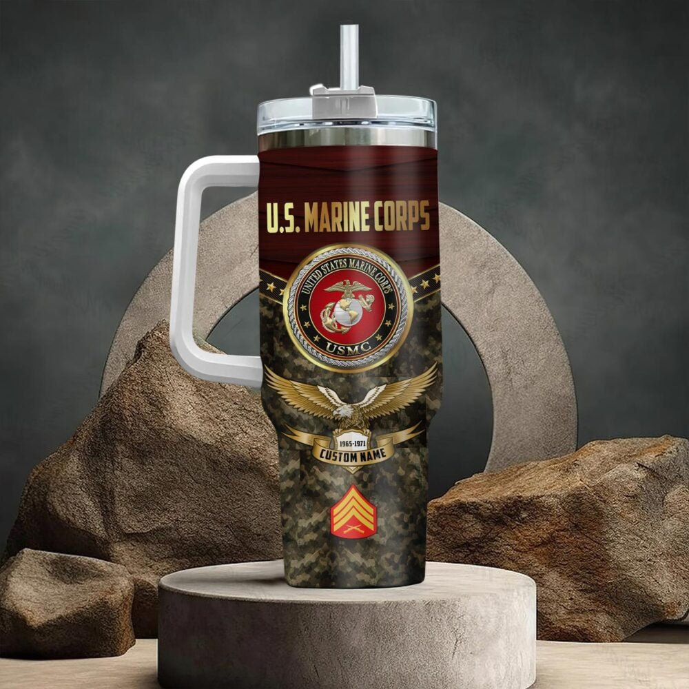 US Marine Corps - Tumbler 40oz - Military camouflage pattern