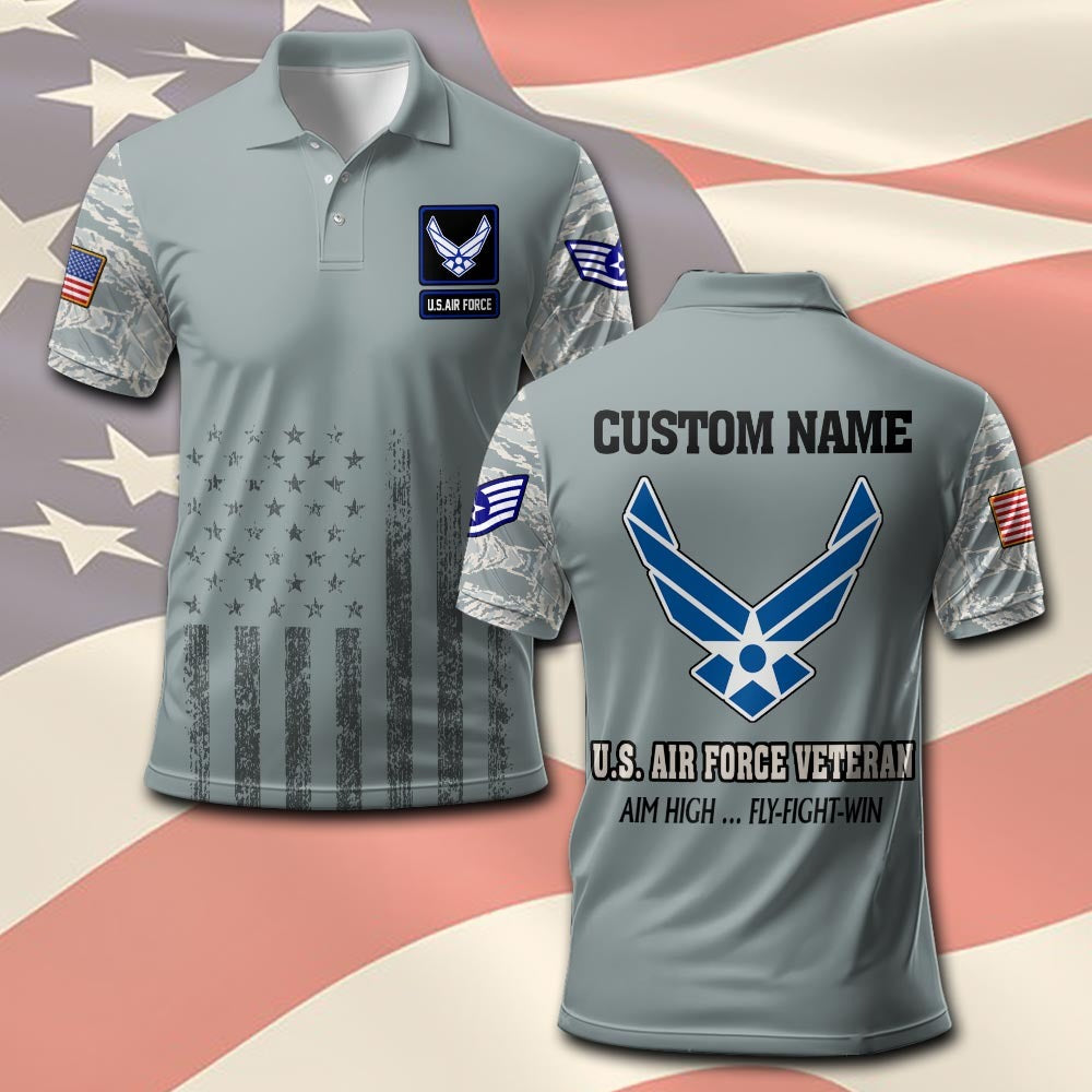 U.S Air Force – T-shirt – Camo Sleeve Heritage