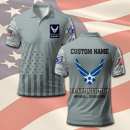 U.S Air Force – T-shirt – Camo Sleeve Heritage