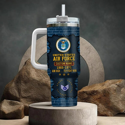 US Air Force - Tumbler 40oz - Broken brick pattern