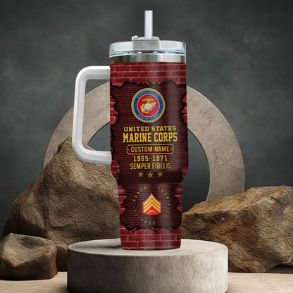 US Marine Corps - Tumbler 40oz - Broken brick pattern