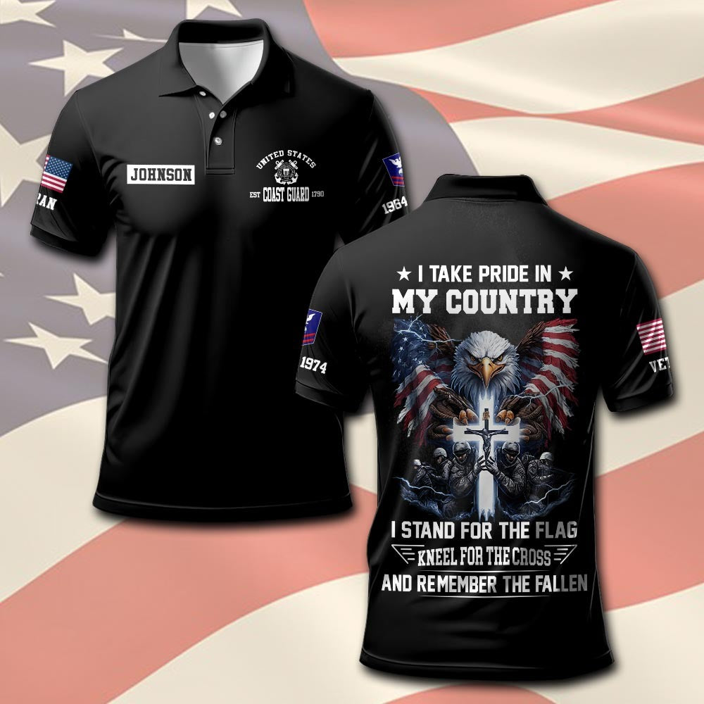 U.S Coast Guard – T-shirt – I TAKE PRIDE IN MY COUNTRY
