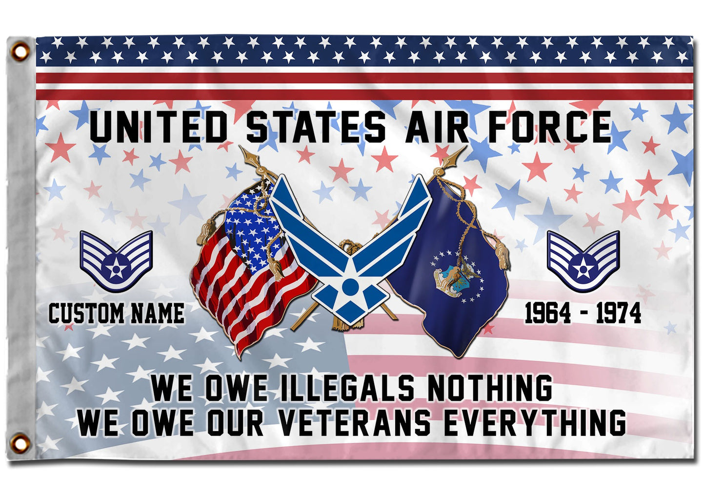 U.S. Air Force Flying Flag –  Semper Paratus