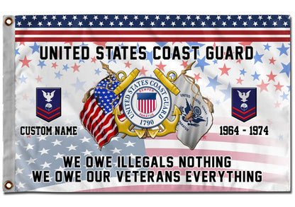 U.S. Coast Guard Flying Flag – Semper Paratus