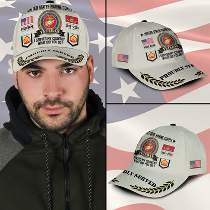 US Marine Corps – Classic Cap – Veteran Honor Patch