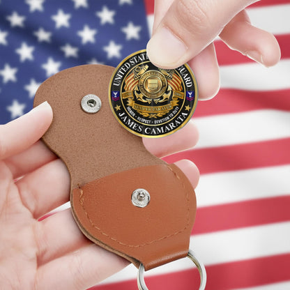 US Coast Guard – Military Printed Challenge Coin – Patriot Gold Seal
