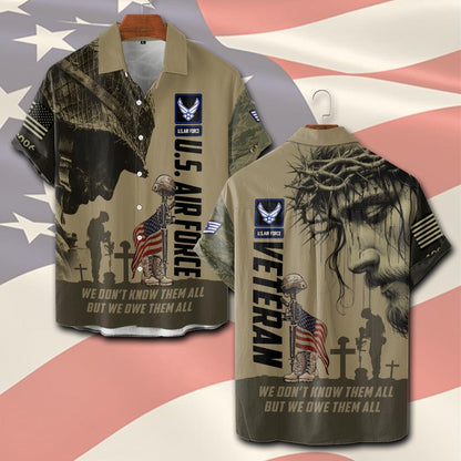 U.S Air Force – T-shirt – WE DON'T KNOW THEM ALL BUT WE OWE THEM ALL