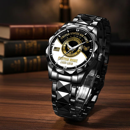 US Air Force – Diamond-Cut Bezel Watch – Imperial Service Watch