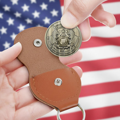 US Coast Guard – Military Printed Challenge Coin – Service Salute Crest