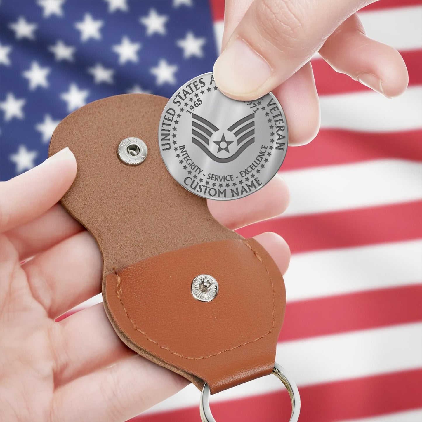 US Air Force – Military Printed Challenge Coin – Veteran Honor Coin