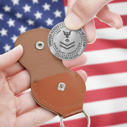 US Coast Guard – Military Printed Challenge Coin –  Veteran Honor Coin
