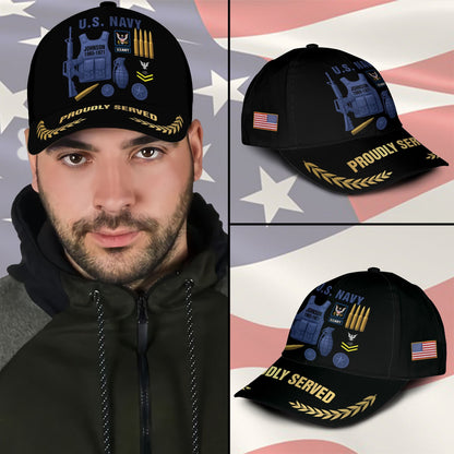 US Navy – Classic Cap – Military Heritage Badge