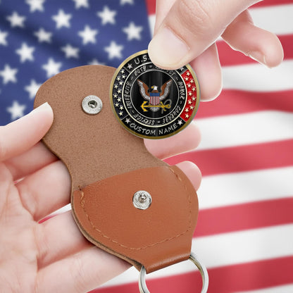 US Navy – Military Printed Challenge Coin – Heroic Tribute Crest