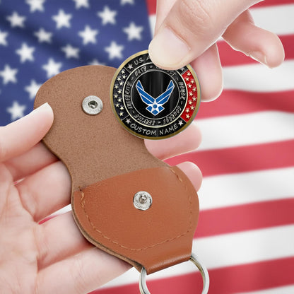 US Air Force – Military Printed Challenge Coin – Heroic Tribute Crest
