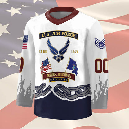 US Air Force – Hockey Jersey – Unbreakable Chain Emblem