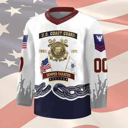 US Coast Guard – Hockey Jersey – Unbreakable Chain Emblem