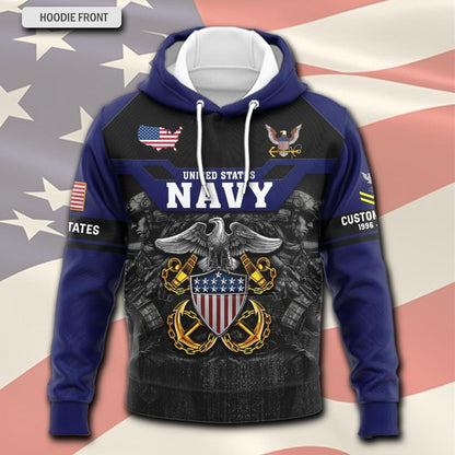 U.S Navy – Hoodie – Pround Served