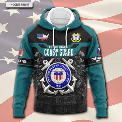 U.S Coast Guard – Hoodie – Pround Served