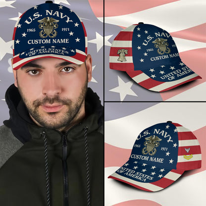 US Navy – Classic Cap – US Flag