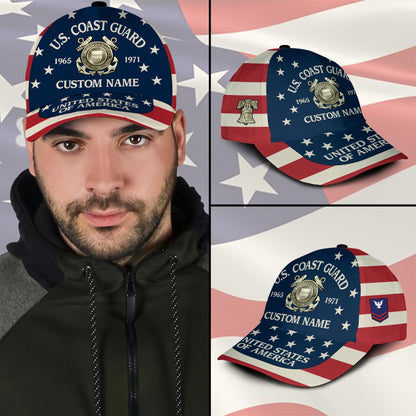 US Coast Guard – Classic Cap – US Flag