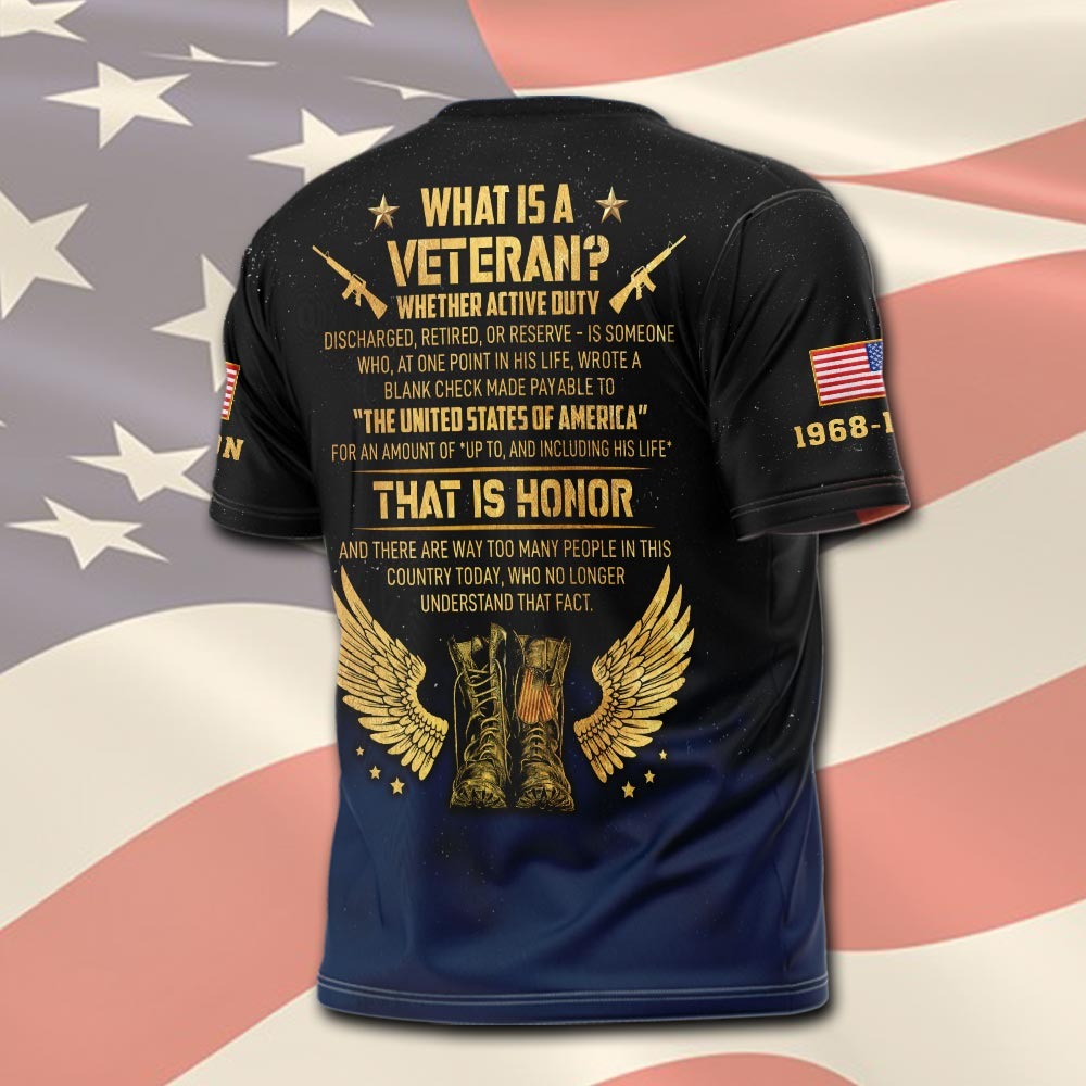 U.S Navy – T-shirt – What is a Veteran?