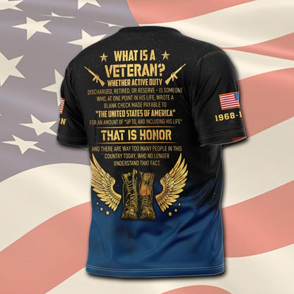 U.S Air Force – T-shirt – What is a Veteran?