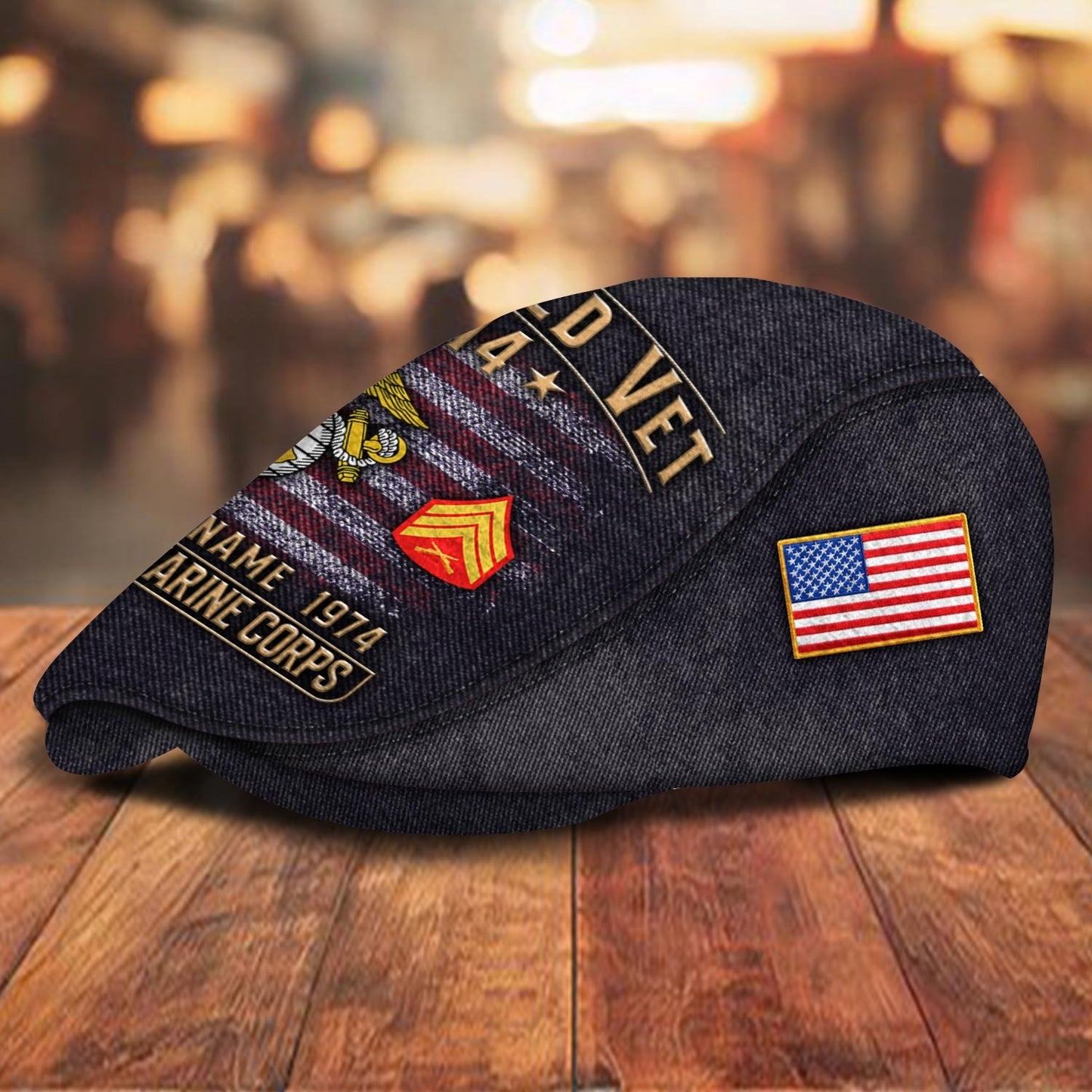 Custom U.S. Marine Corps Jeff Cap – Grumpy Old Vet