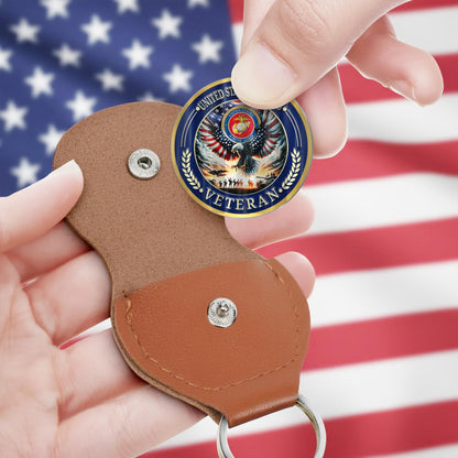 US Marine Corps – Military Printed Challenge Coin – Rising Eagle Tribute