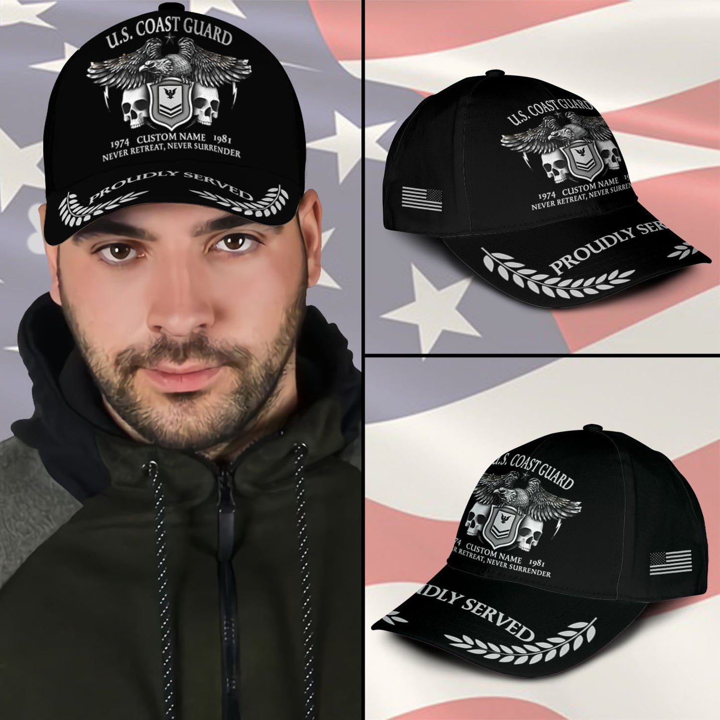 US Coast Guard – Classic Cap – Skull Eagle