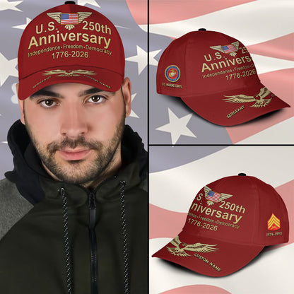 US Marine Corps – Classic Cap – Independence·Freedom·Democracy