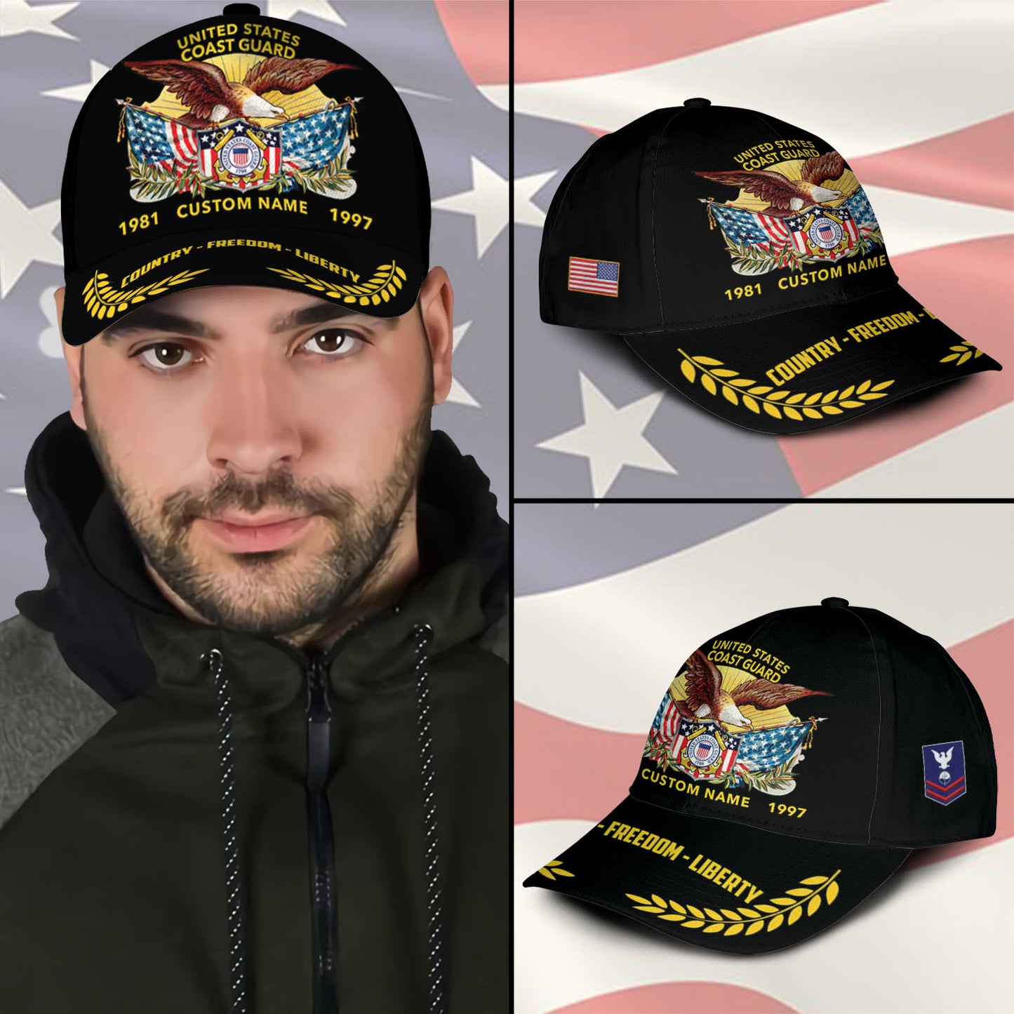 US Coast Guard – Classic Cap – Country - Freedom - Liberty
