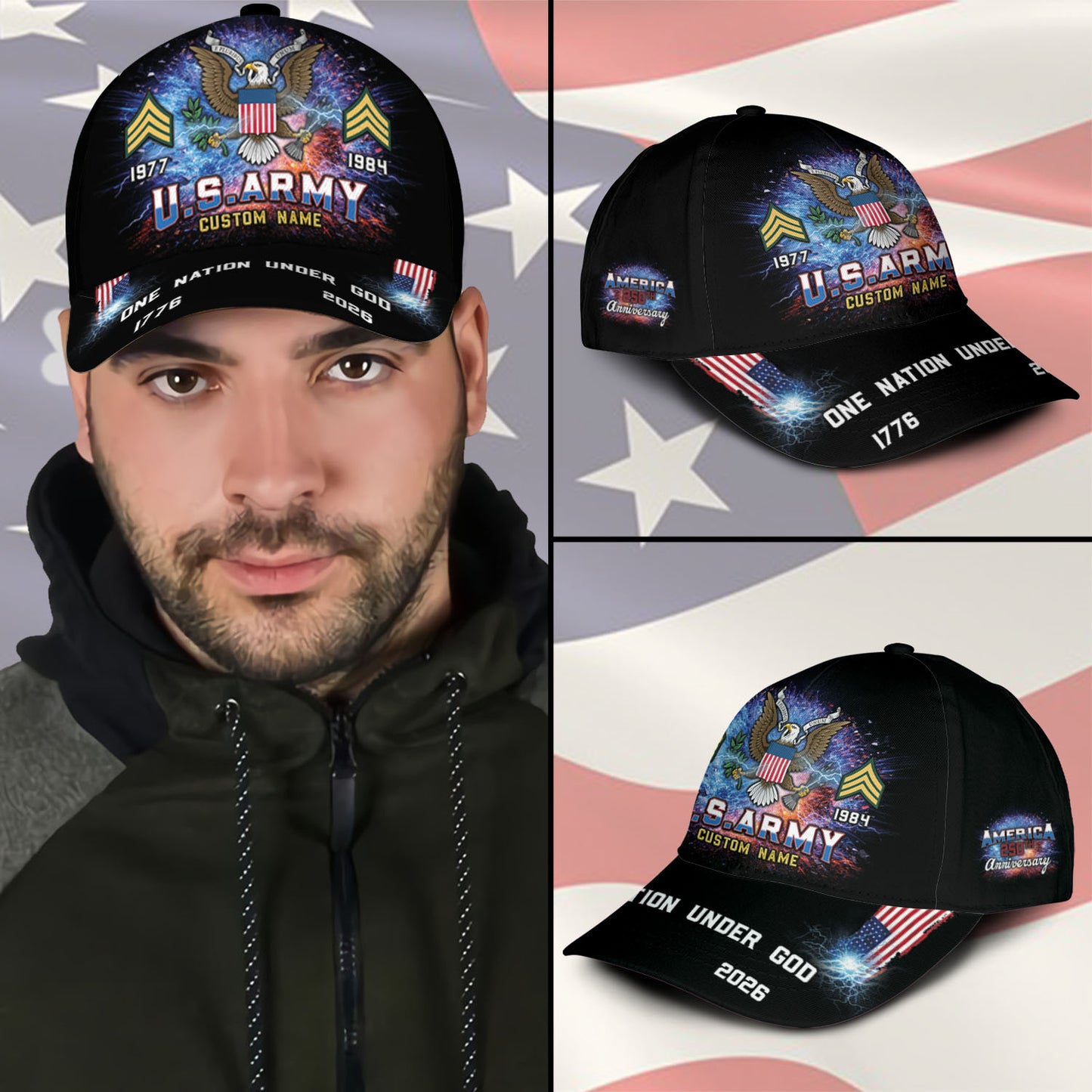 US Army – Classic Cap – One Nation Under God