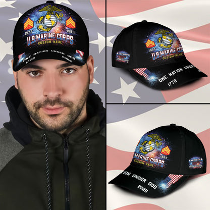 US Marine Corps – Classic Cap – One Nation Under God