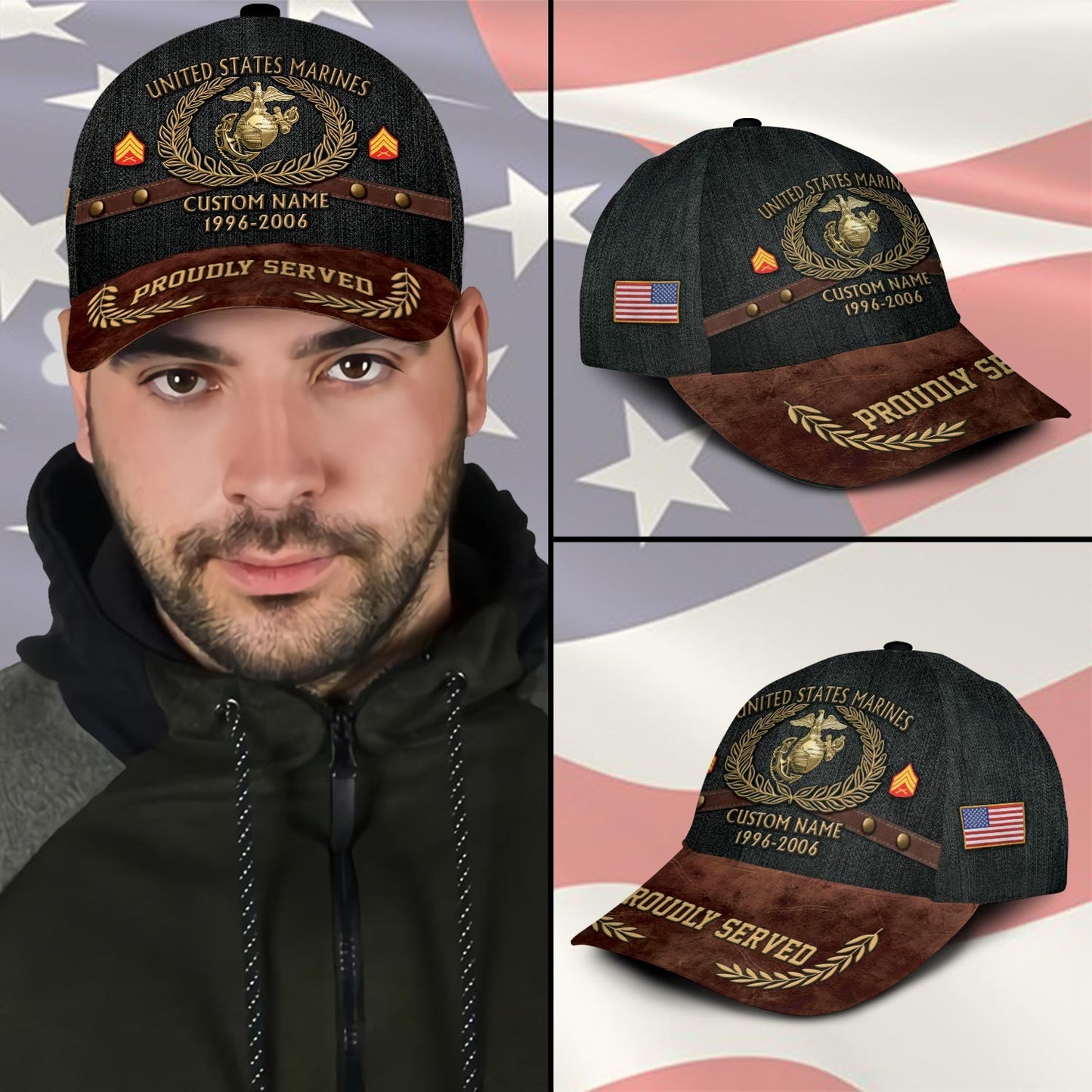 US Marine Corps – Classic Cap – Denim Design