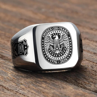 US Marine Corps – Engraved Men's Ring –  Great Seal Legacy